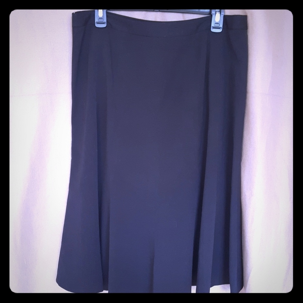Black A-line Skirt